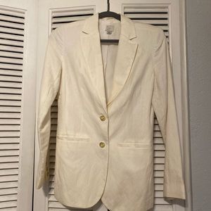 Women’s Cream Linen Blazer Size 2